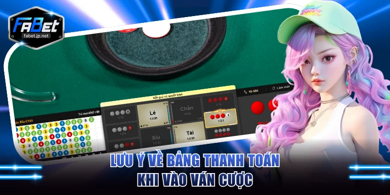 Nắm vững bảng thanh toán khi bắt đầu ván cược